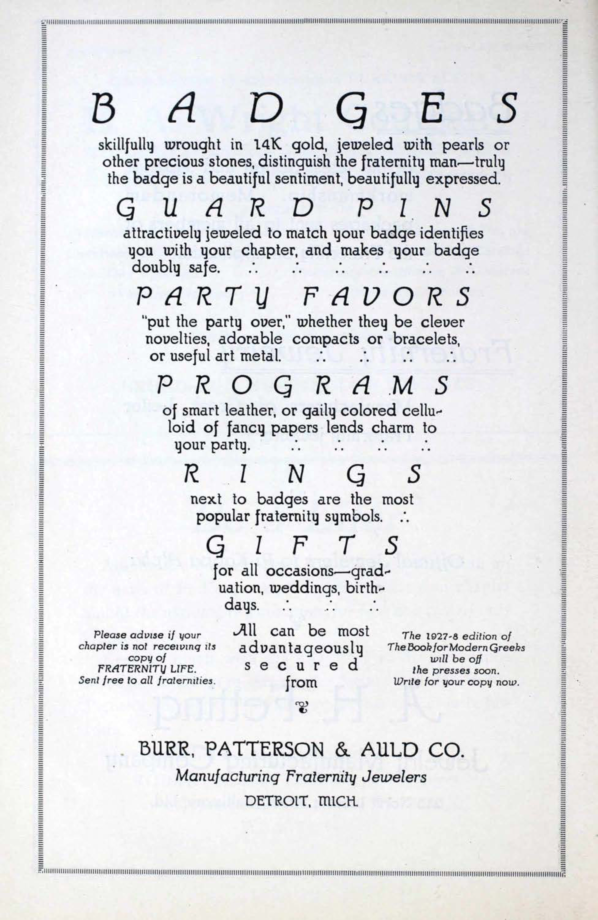 Shield and Diamond, Vol. 38, No. 3, February 1929